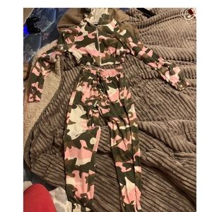 Army pink sweatsuit